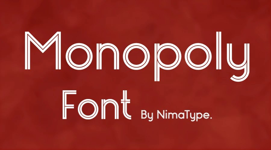 Monopoly Font Download Free Free Fonts Vault