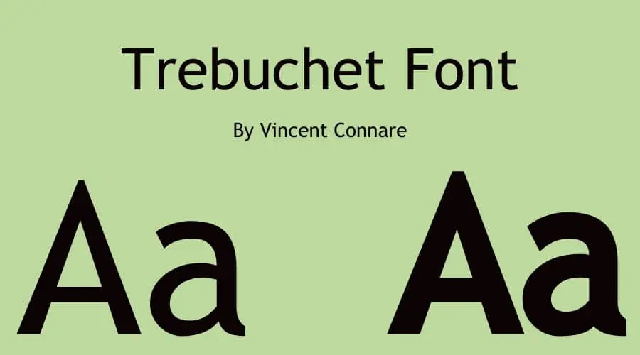 Trebuchet Font Free Download Free Fonts Vault