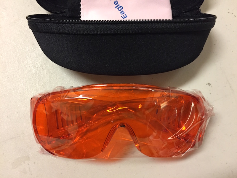 Eagle Pair® 190540nm OD6 Slip Over Laser Safety Goggles