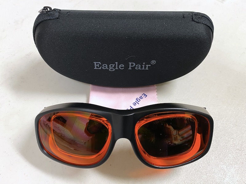 Eagle Pair® 190540nm + 610760nm DUAL BANDWIDTH Laser Safety Goggles