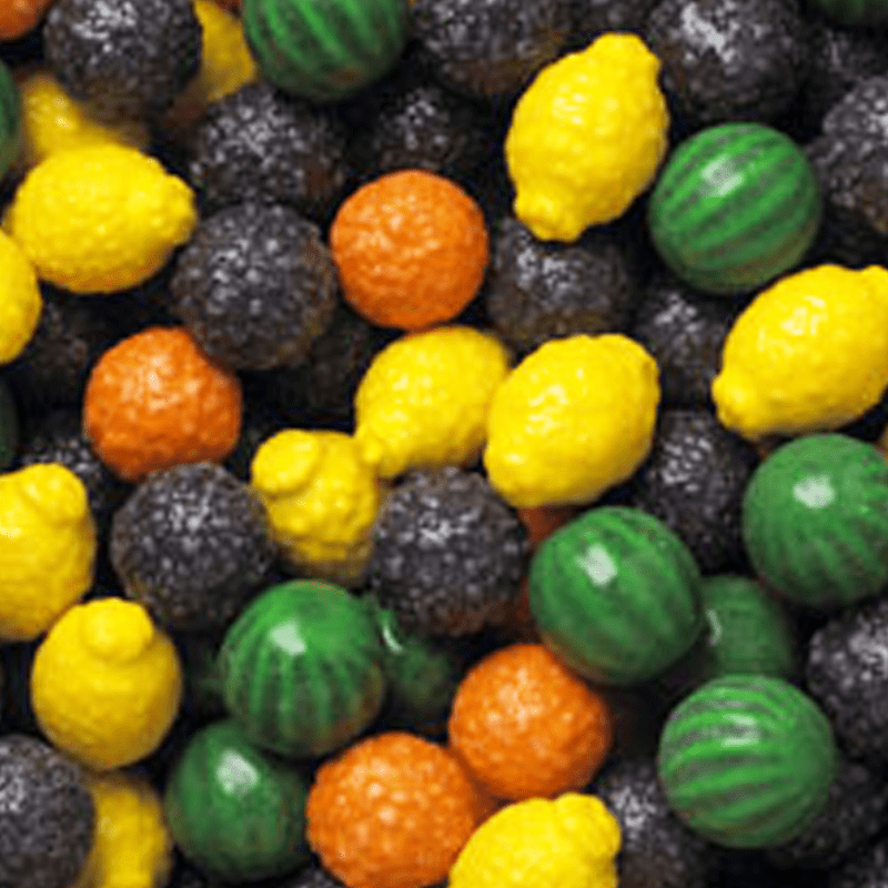 Dubble Bubble Fancy Fruit Bubble Gum Balls Assorted Fruity Gumballs