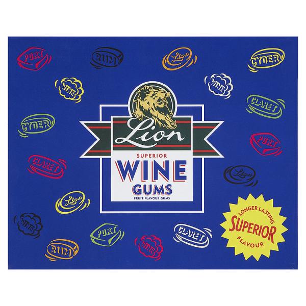 Lions Superior Hard Wine Gums 2kg Wholesale Box Sweets