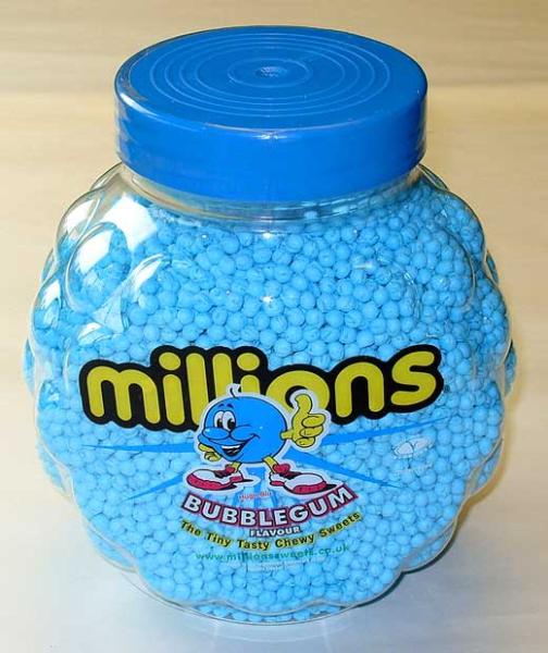 Millions Bubblegum Flavour Tiny Chewy Sweets