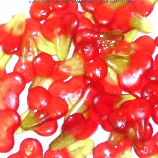 Sweet Spot Sugar Free Twin Cherries Gummy Jelly Cherry Diabetic Sweets