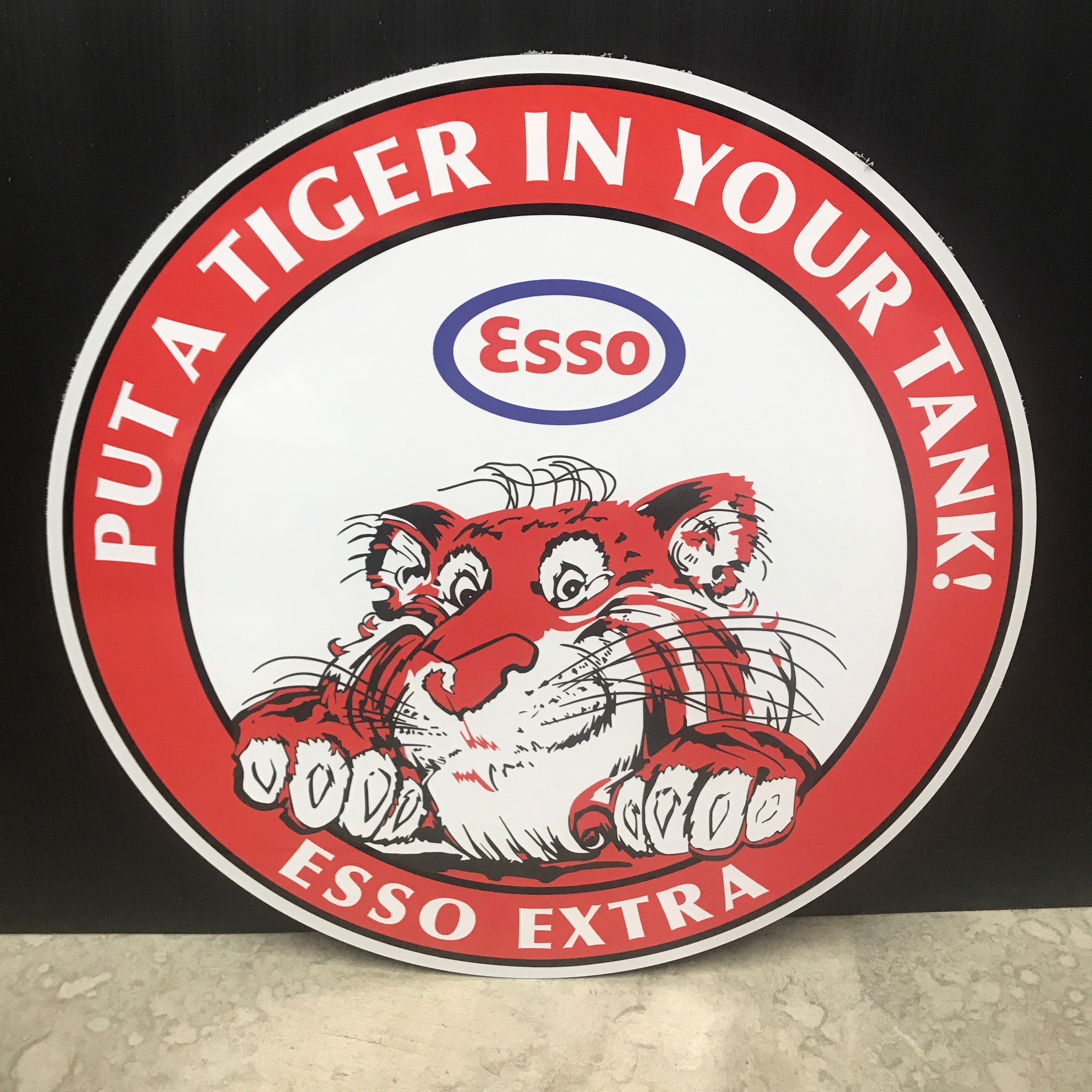Esso Tiger Sign / Esso Signs / Esso Sign / Gas Station Decor