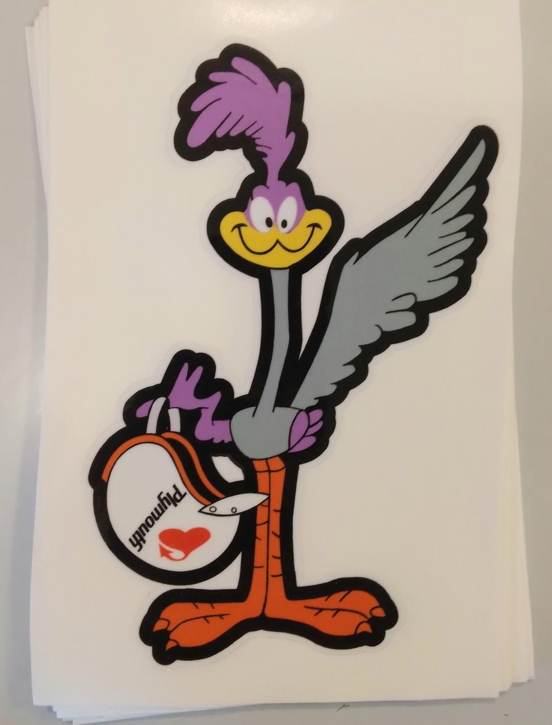 Road Runner Plymouth Decal / Bumper Stickers / Sticker for Car Truck