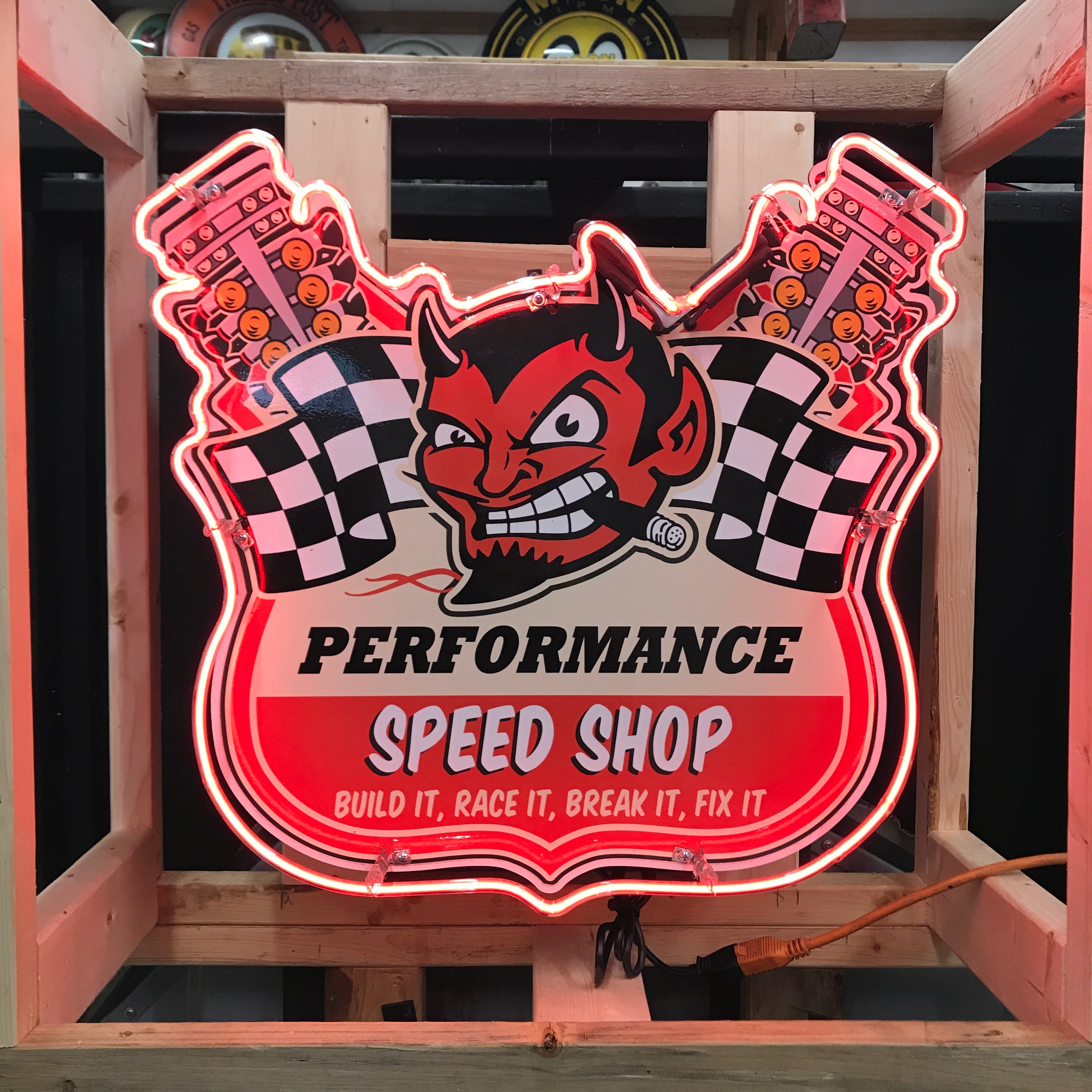 Performance Speed Shop Neon Signs Garage Signs for Men Gifts for