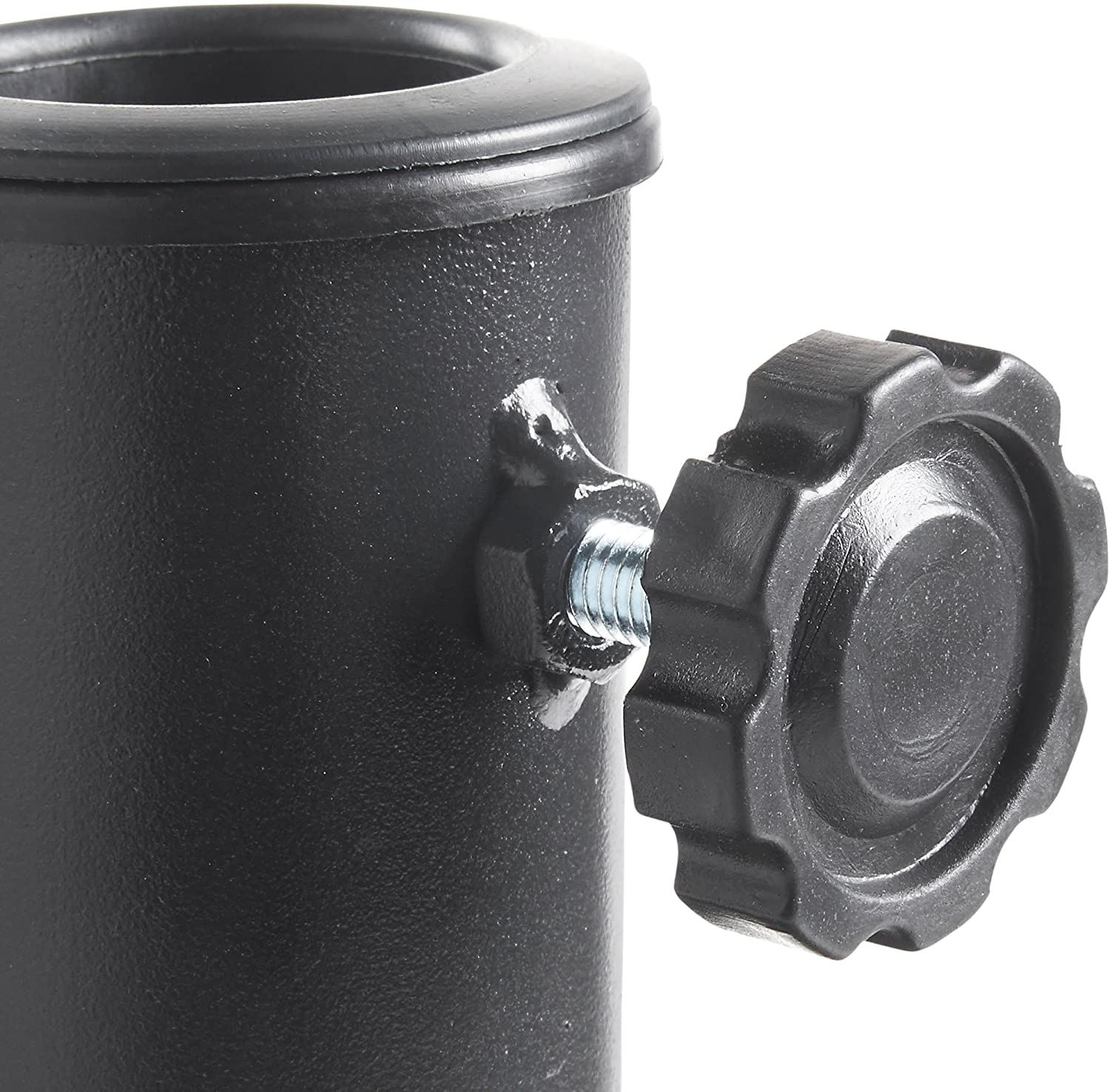 Cast Iron Effect Parasol Base Umbrella Stand Heavy 9Kg Garden Sunshade