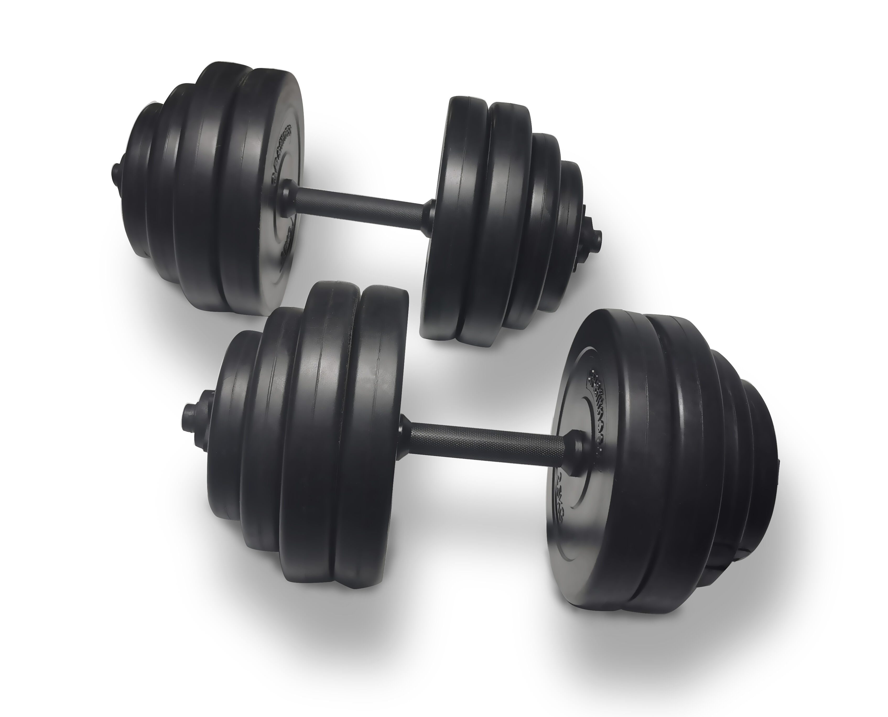 30KG Adjustable Dumbbell Pair Free Weights Dumbbells Set Gym Fitness