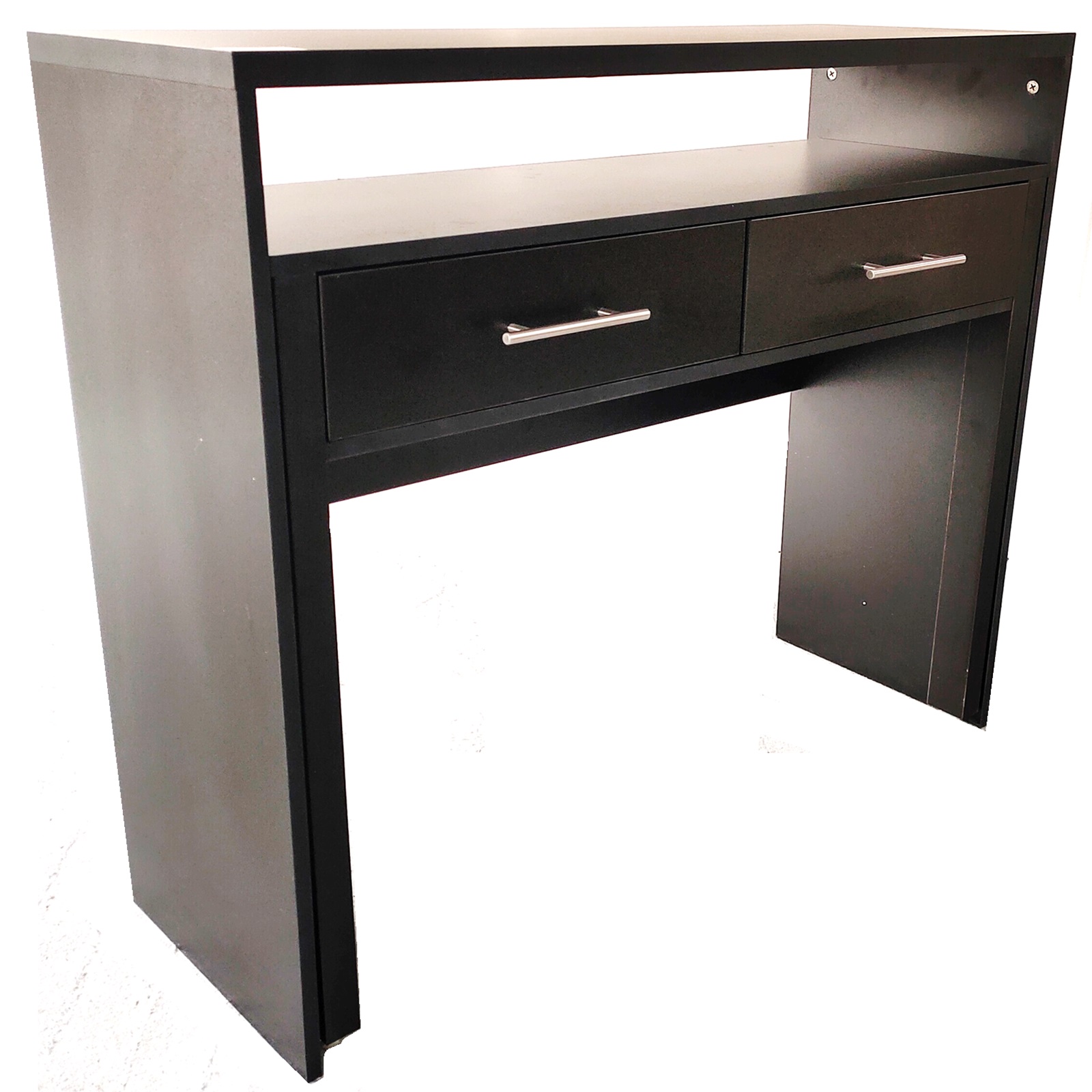 Regis Extending Computer Desk with 2 Drawers Home Office Console