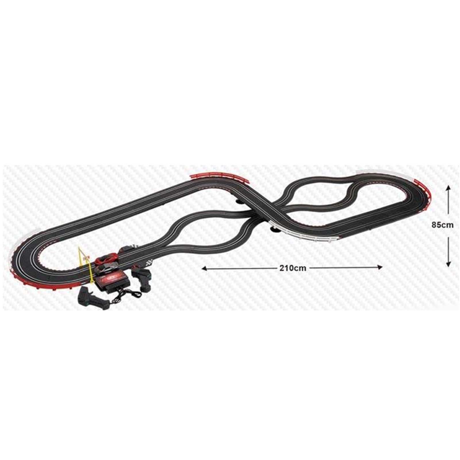 Large Electric Remote Control Slot Car Racing Track Set Kids Toy Race