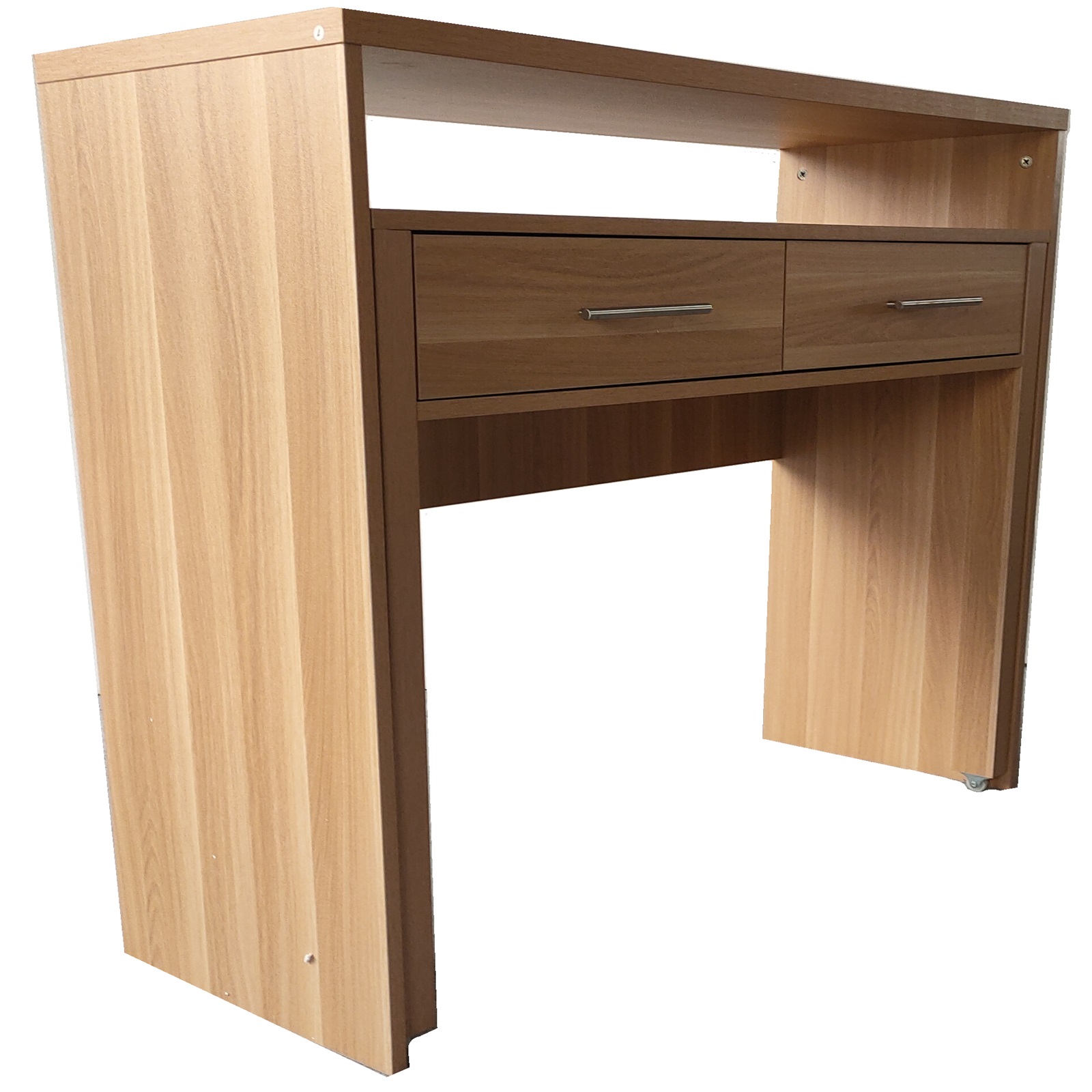 Regis Extending Computer Desk with 2 Drawers Home Office Console