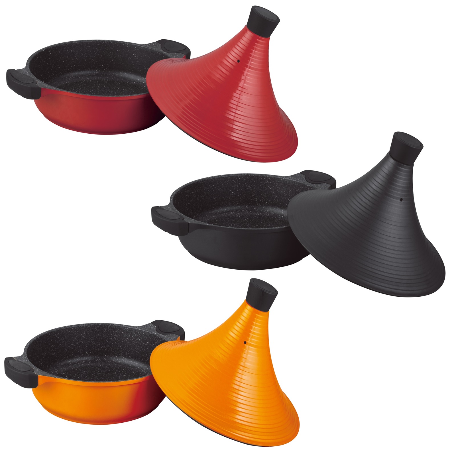 Moroccan Tagine Pot Non Stick Aluminium Induction Casserole Baking