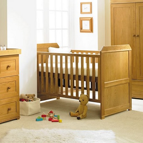 East Coast Langham Oak Cot Bed