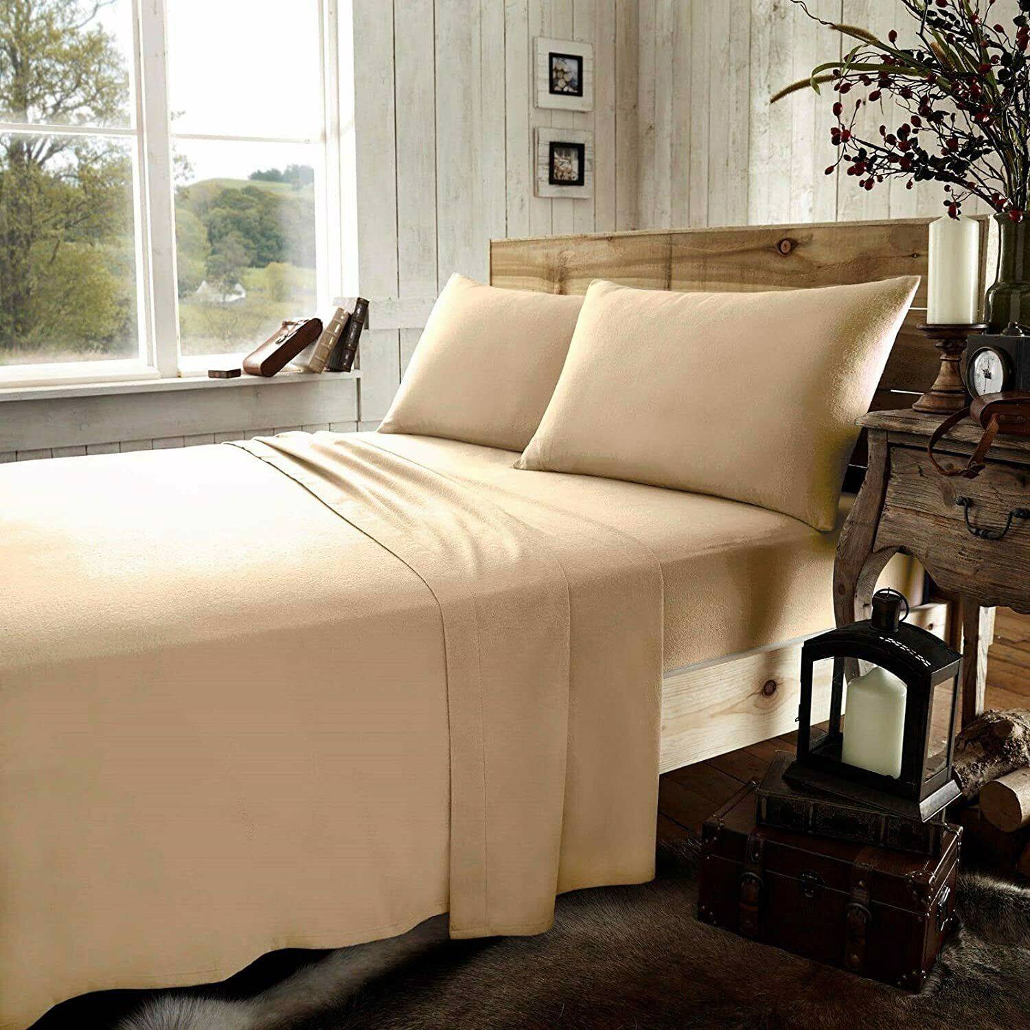 MOCCA BRUSHED COTTON SHEETS