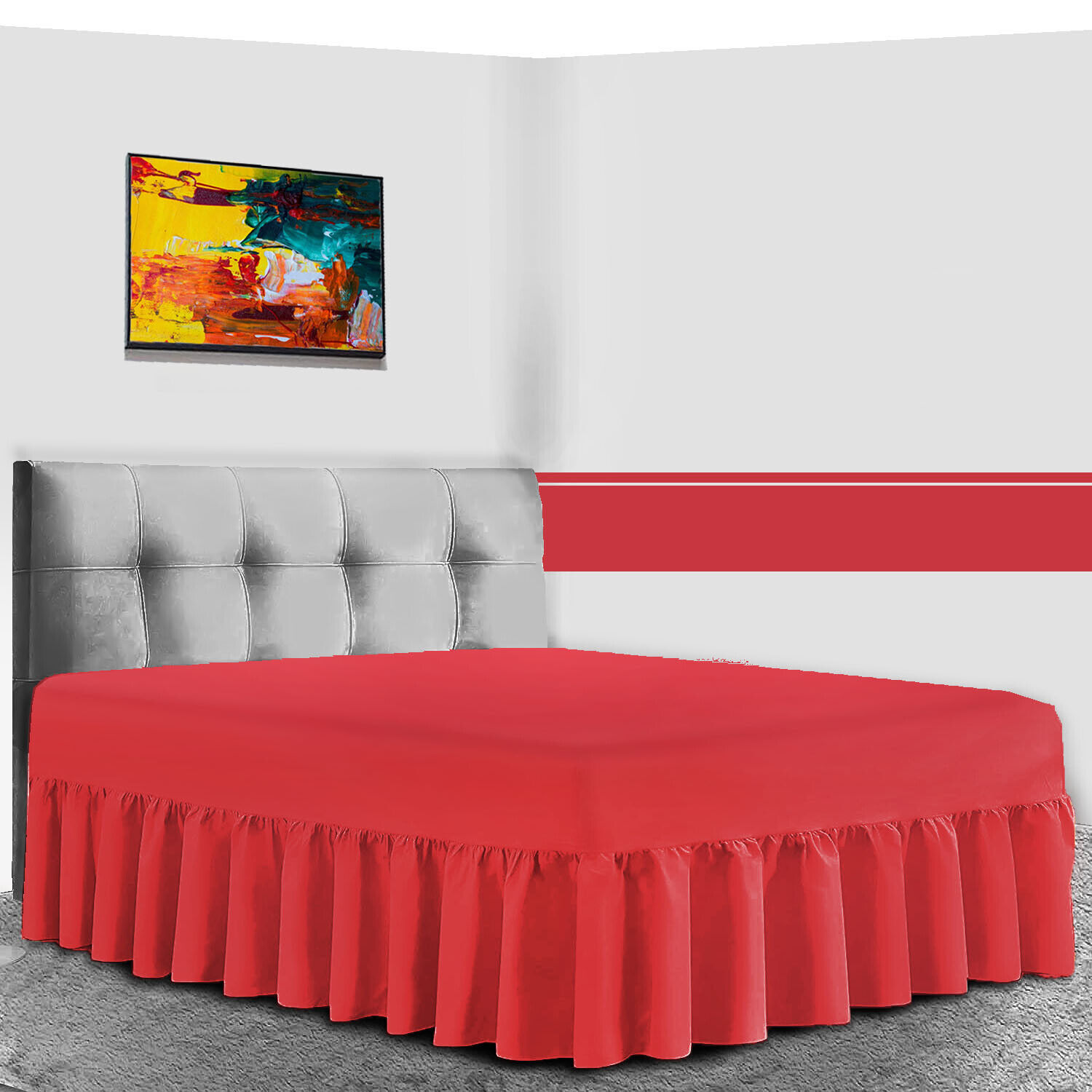 Fitted Valance Sheet Green