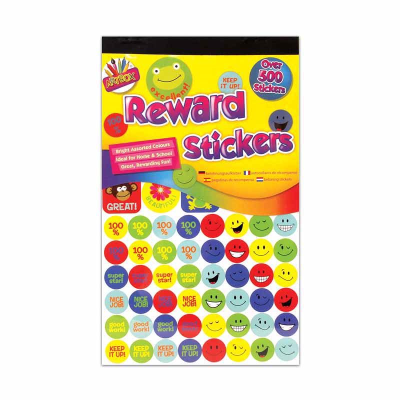 500 Reward Stickers Wholesale Craft Supplier Kids Crafts