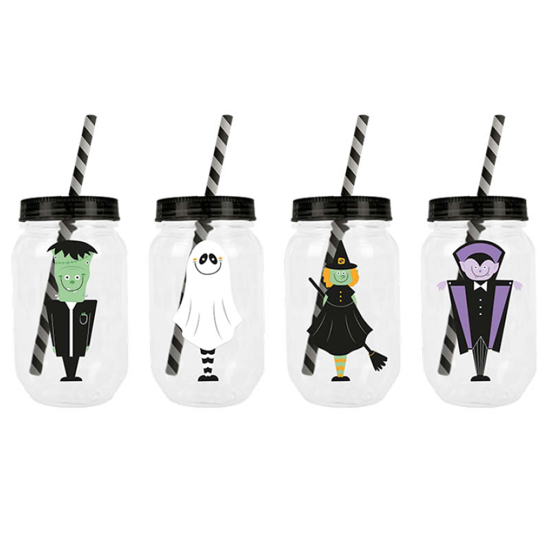 Halloween Drinking Cups & Straws Risus Wholesale