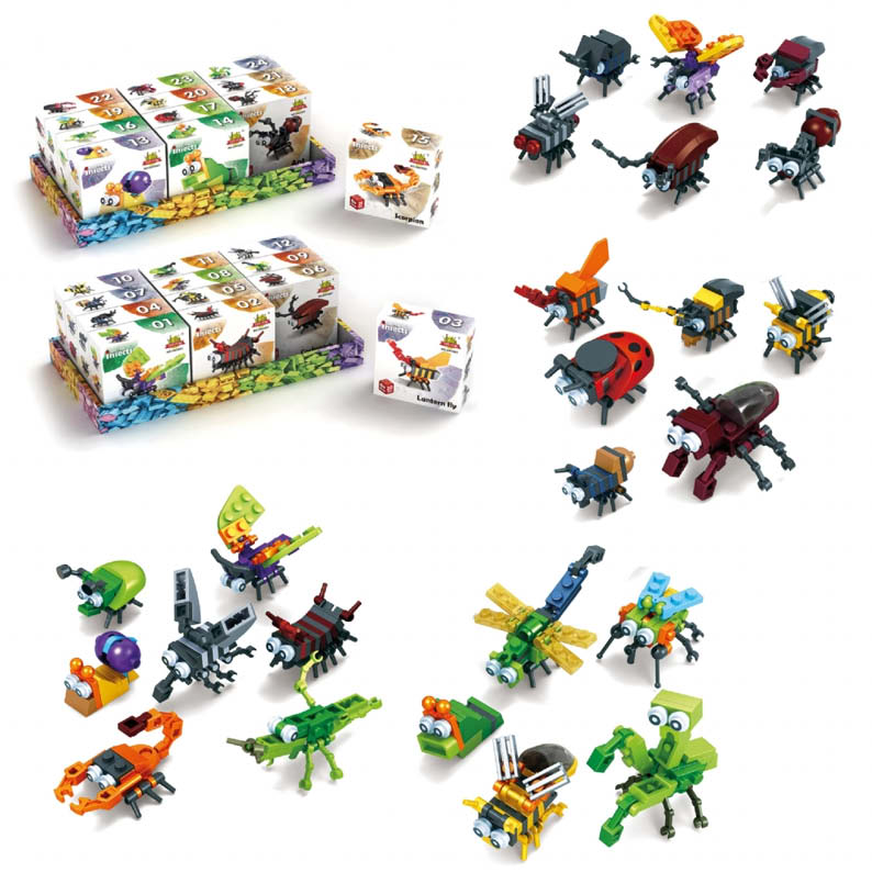 Insect Building Brick Kits UK Toy Wholesaler