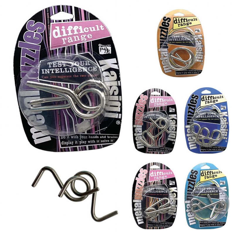 Metal IQ Brain Puzzles Risus Wholesale
