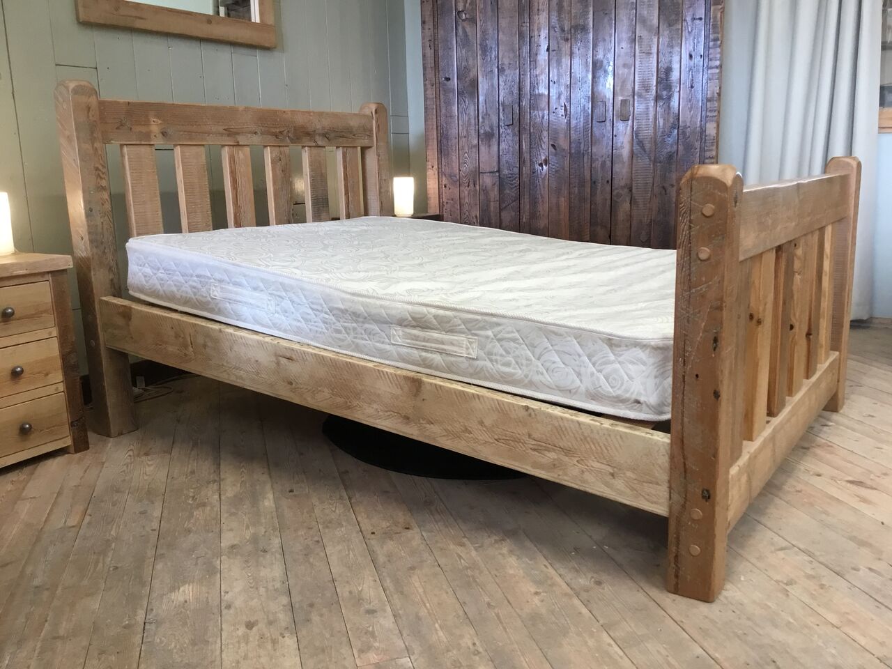 Bellever Inclined Bed Diagonal Side Rail High Foot End Made In