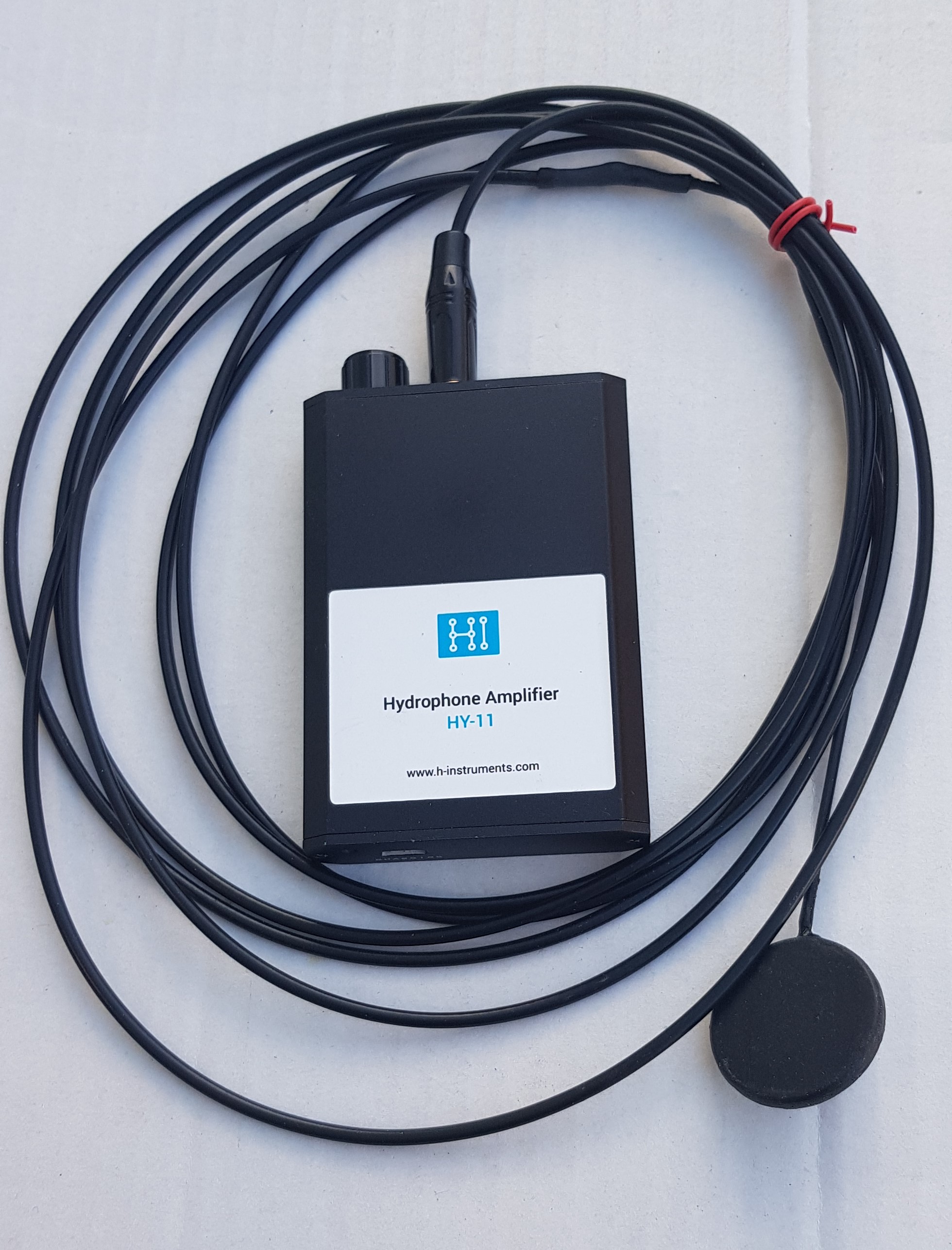 Hydrophone amplifier & hydrophone with 4 m cable for underwater sound