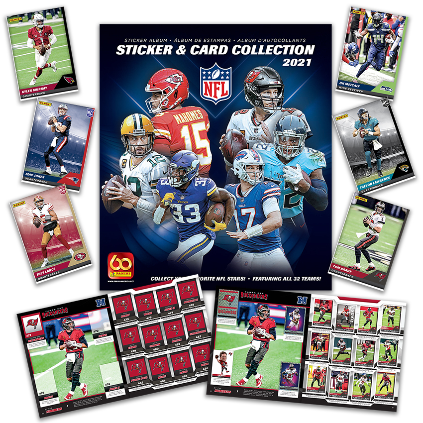 2021 Panini Football Stickers and Cards Collection