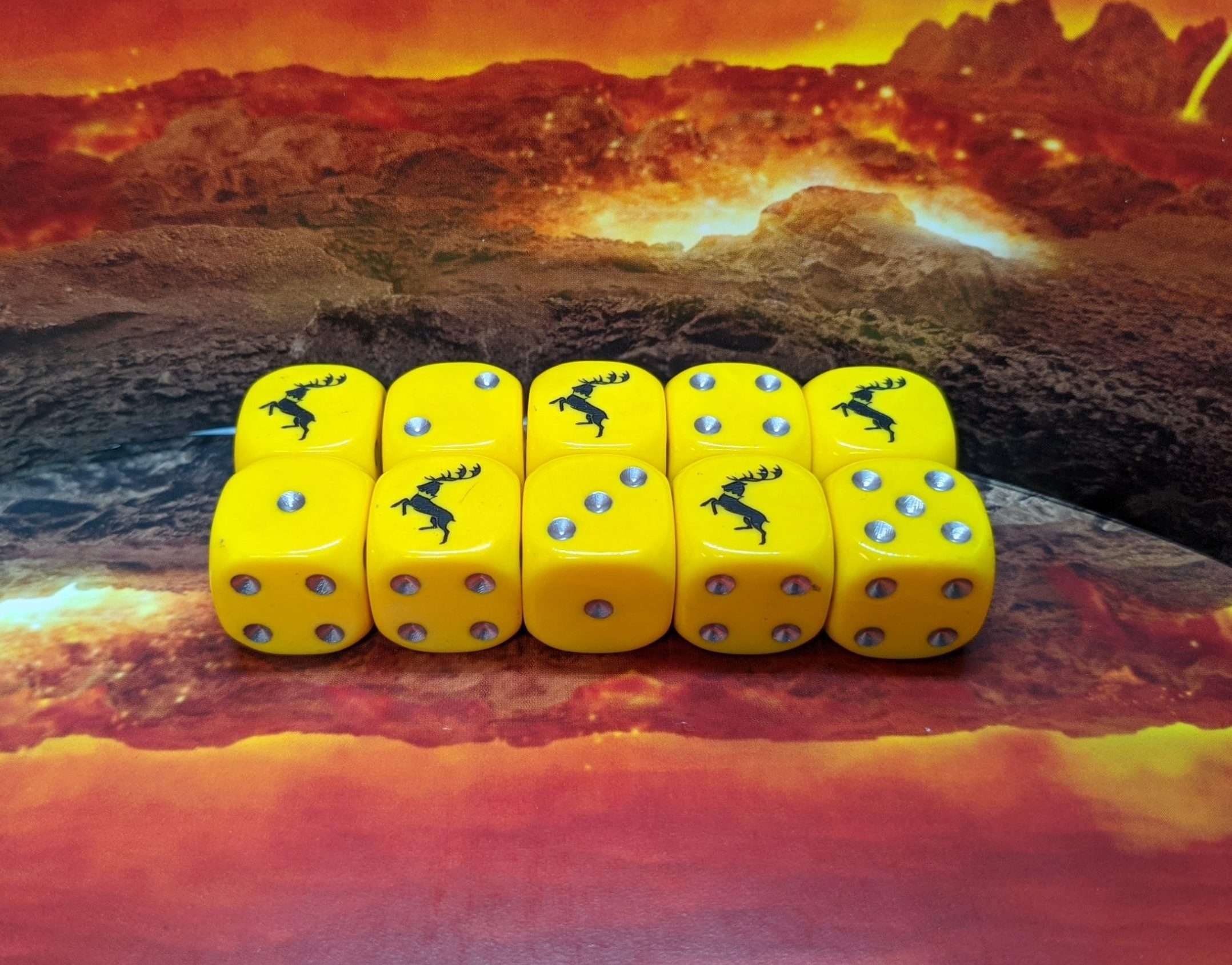 House Baratheon Dice Set