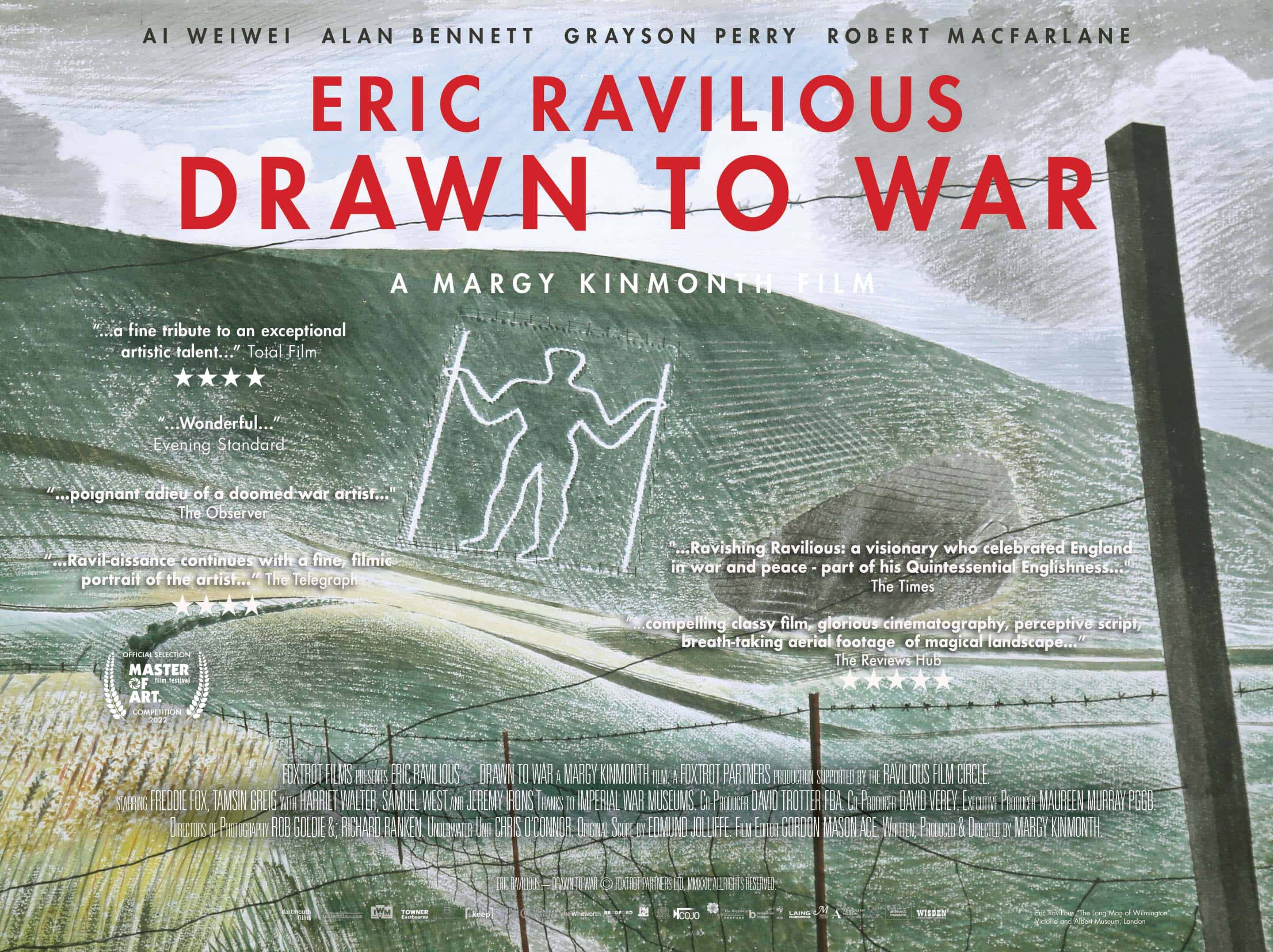 Official Film Poster for Eric Ravilious Drawn To War
