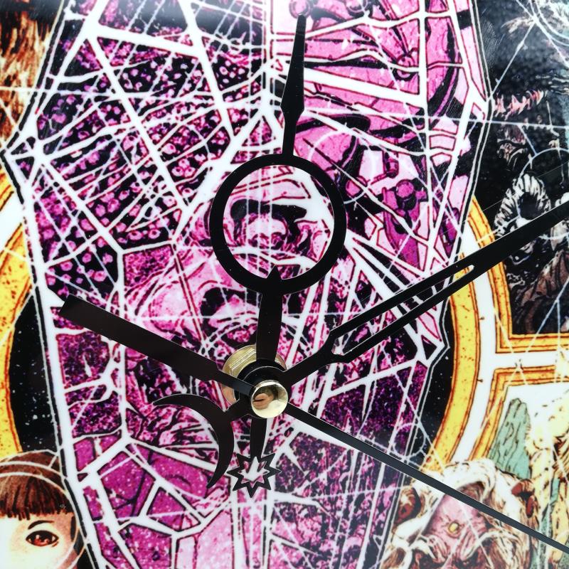 Dark Crystal Ceramic Tile Wall Clock