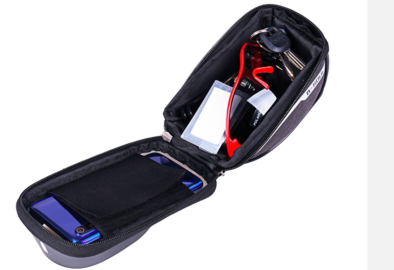 Bicycle phone holder bag