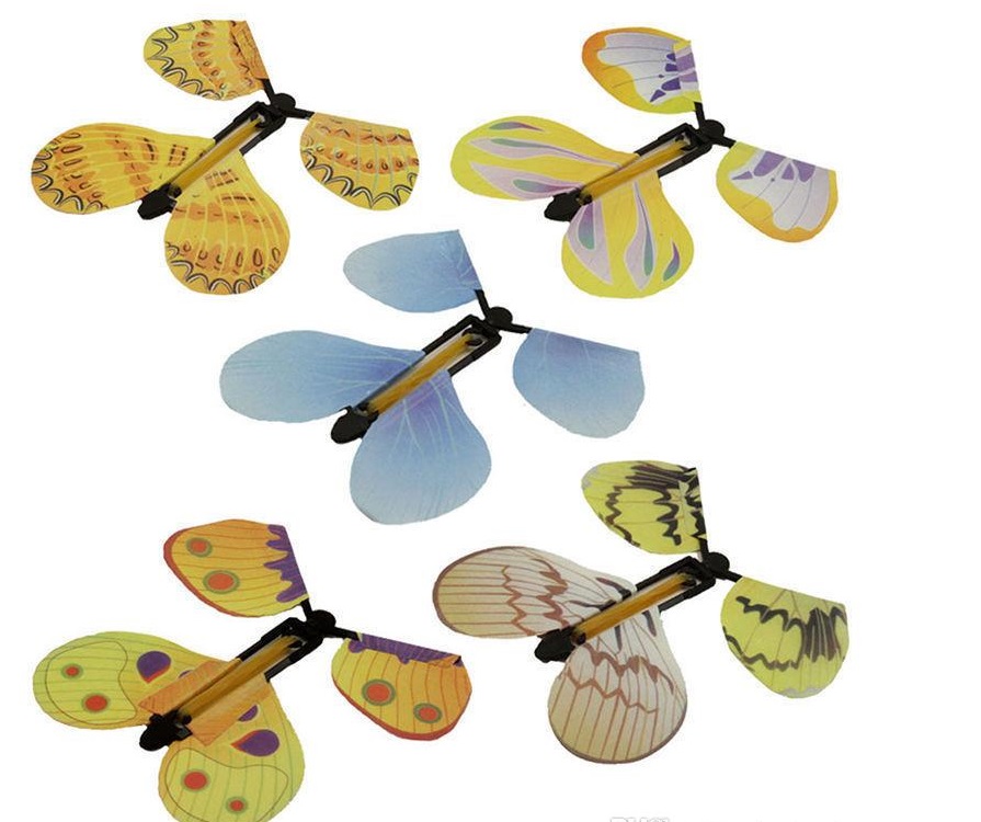 Rubber bands butterflies