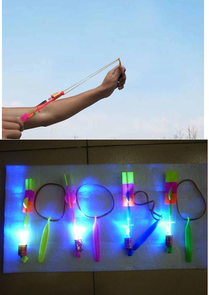 Helicopter led slingshot type