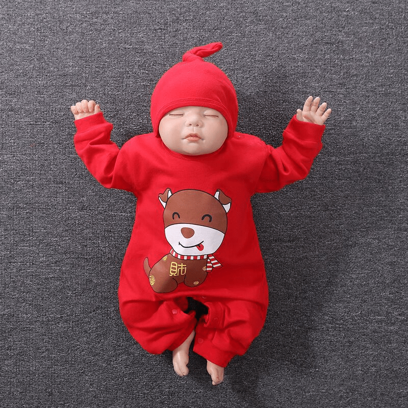 Baby cotton jumpsuit