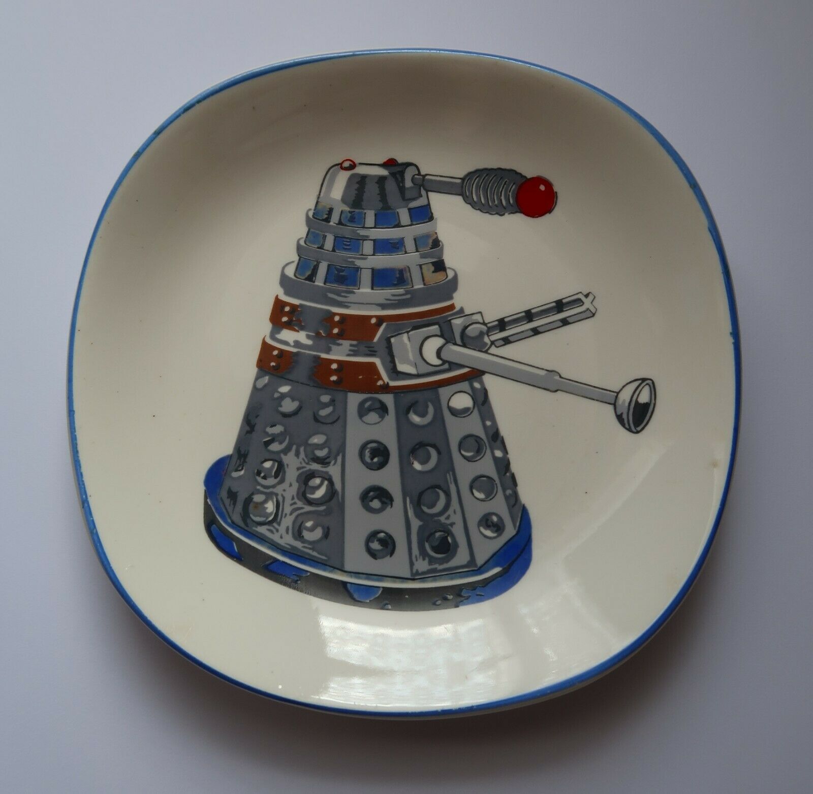 1965 Doctor Who Dalek BBC TV J.H.Weatherby & Sons Small 5 inch Plate