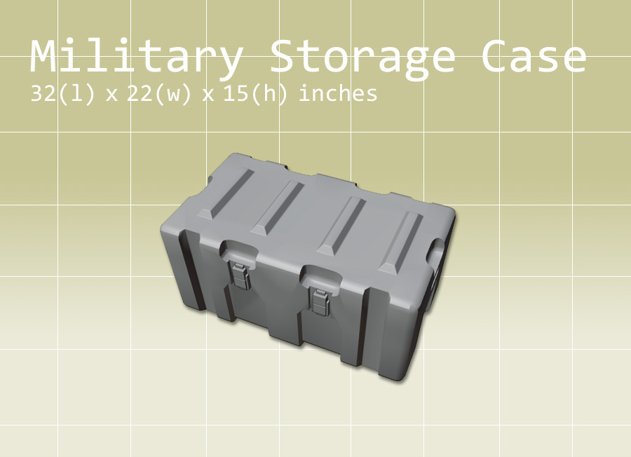 Small Military Storage Crate