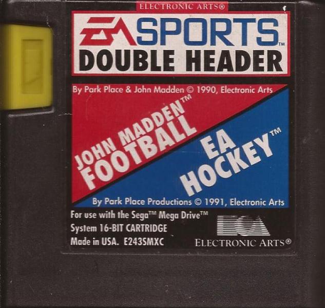 EA Sports Double Header Used Sega Mega Drive