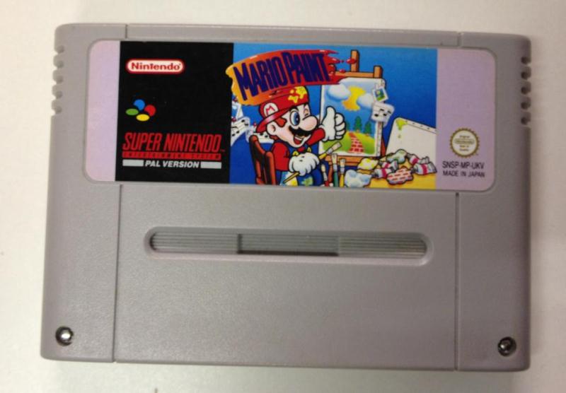 Mario Paint Used SNES