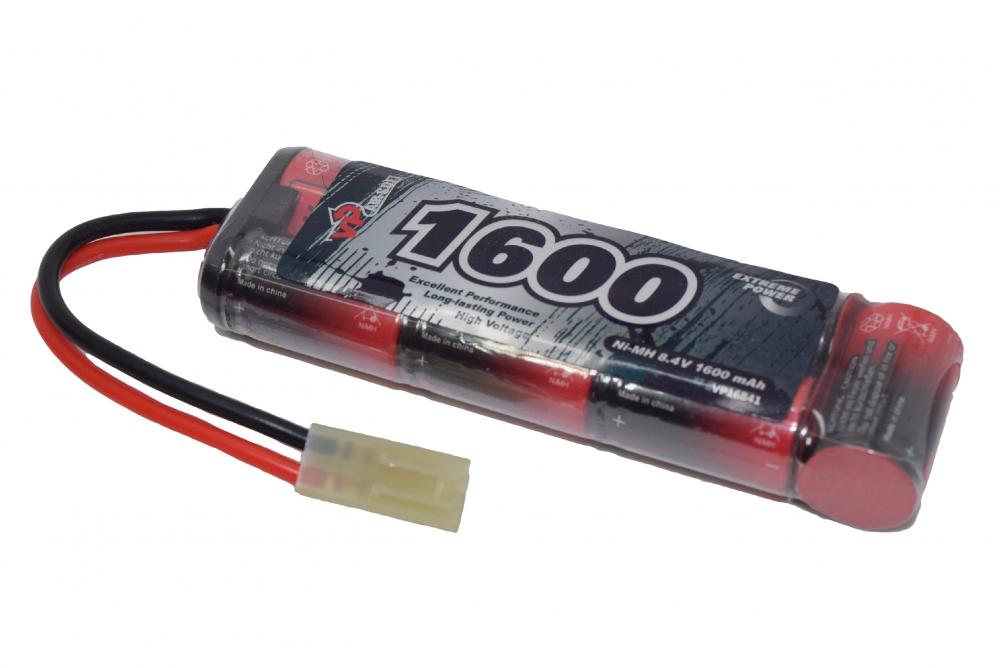 8.4 v 1600mah 2 / 3a nimh mini rechargeable battery pack aeg. airsoft