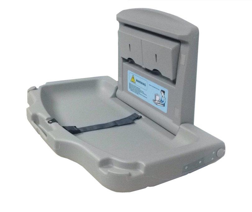 GREY Wall Mounted Fold Down Baby Changer Horizontal Changing Unit Station Table eBay
