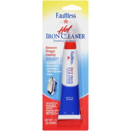 FAULTLESS Hot Iron Soleplate Cleaner & Burn Remover EASY TO USE