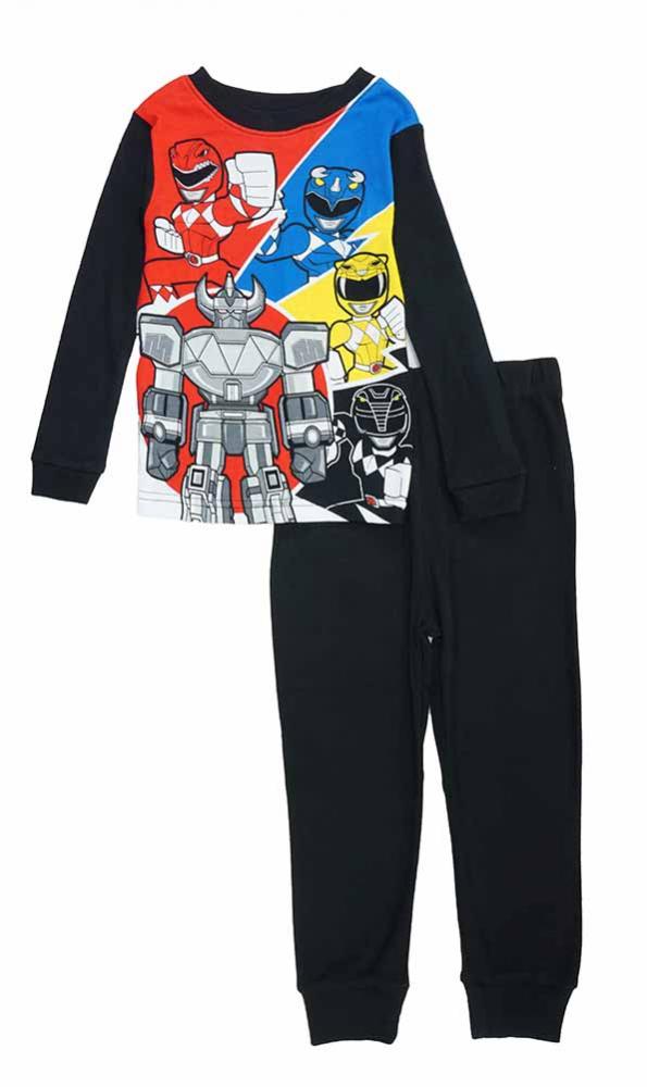 Power Rangers Boys Black TwoPiece Pajama Pant Set Size 4 6 8 10 24 eBay