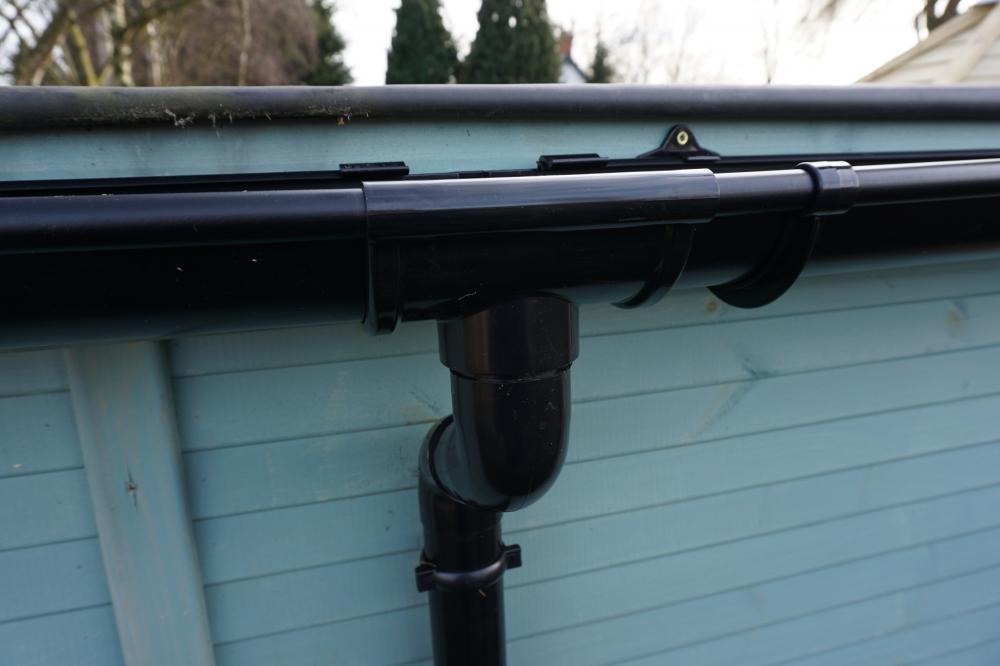 PVC Guttering Kits for Waltons Wooden Sheds Summerhouses Log Cabins