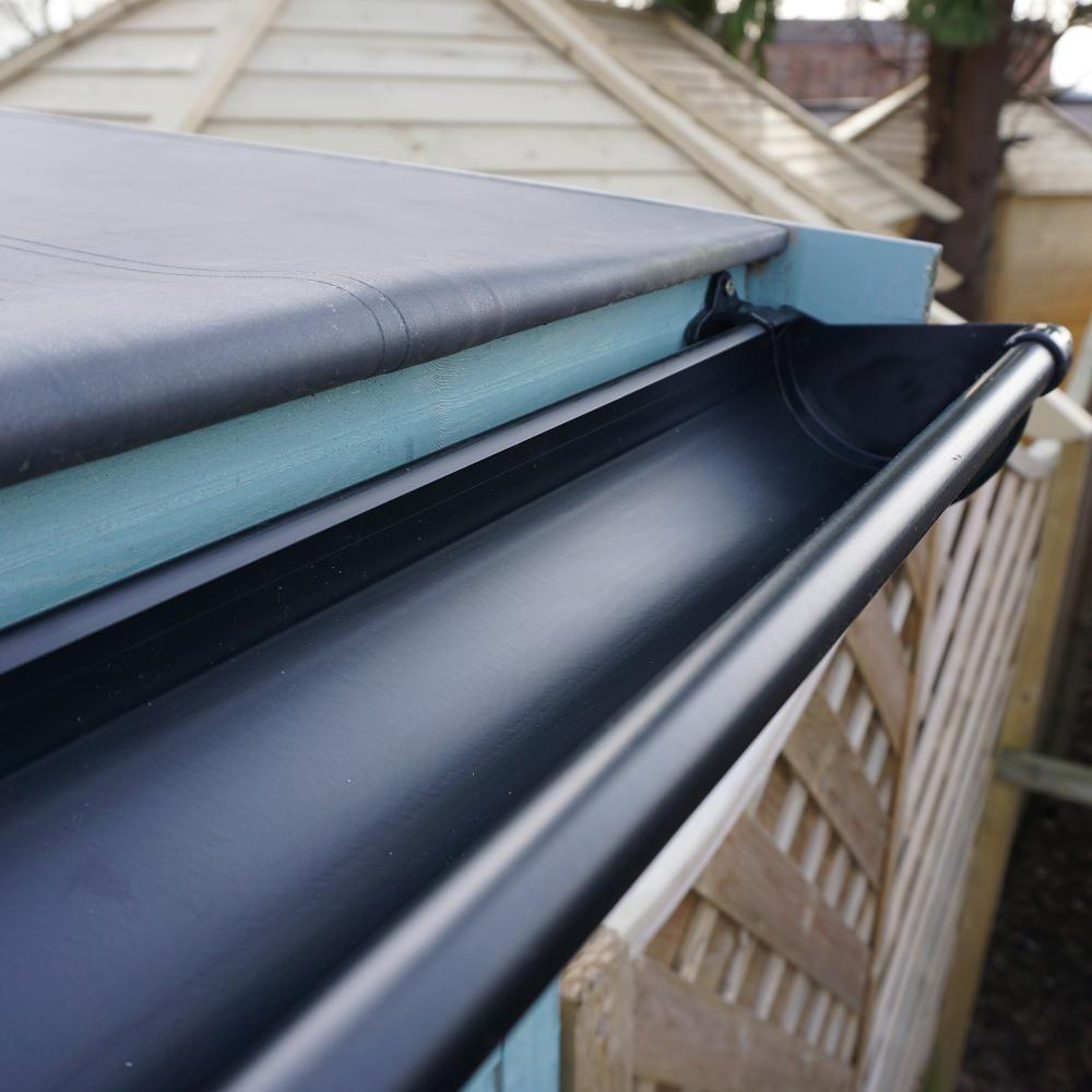 PVC Guttering Kits for Waltons Wooden Sheds Summerhouses Log Cabins