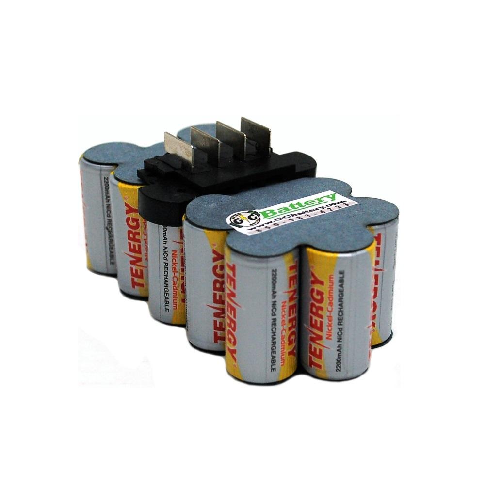 RIDGID 18V Battery Replacement Internals Tenergy 2.2Ah NiCd PVC wrapped