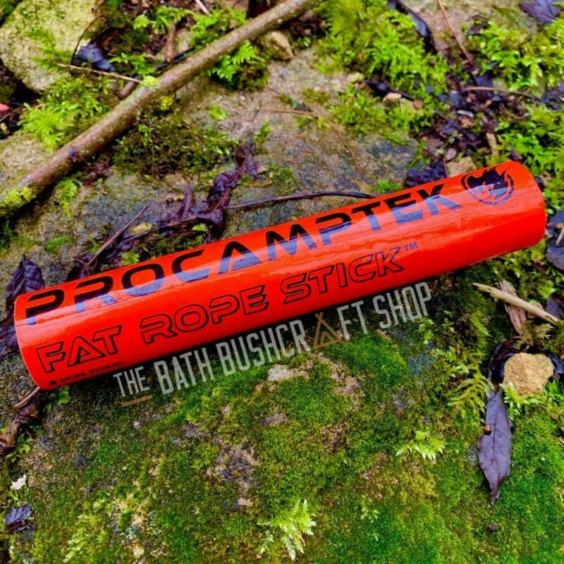 PROCAMPTEK FAT ROPE STICK & FAST FIRE STICK ALL WEATHER FIRE STARTER