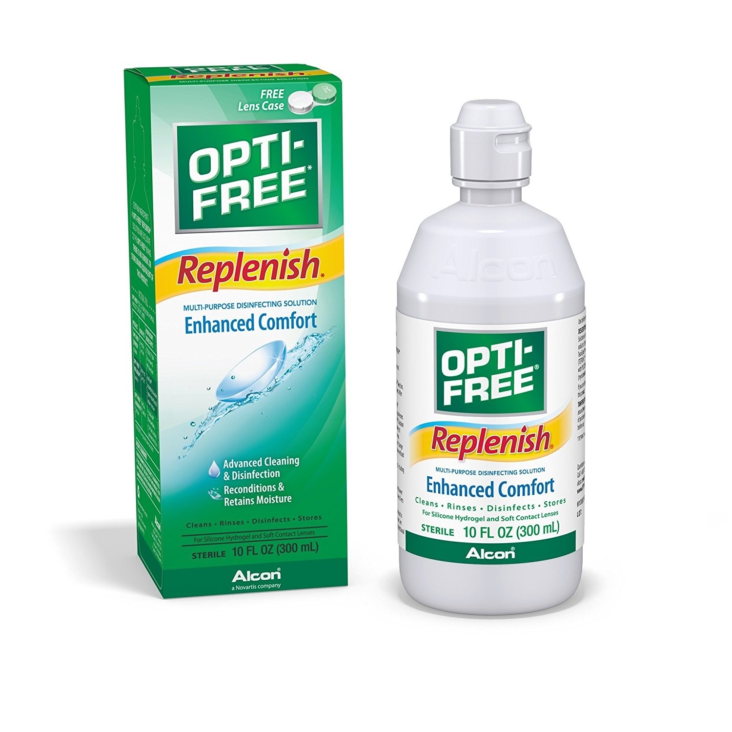 OptiFree RepleniSH MultiPurpose Disinfection Solution 10 oz, Value