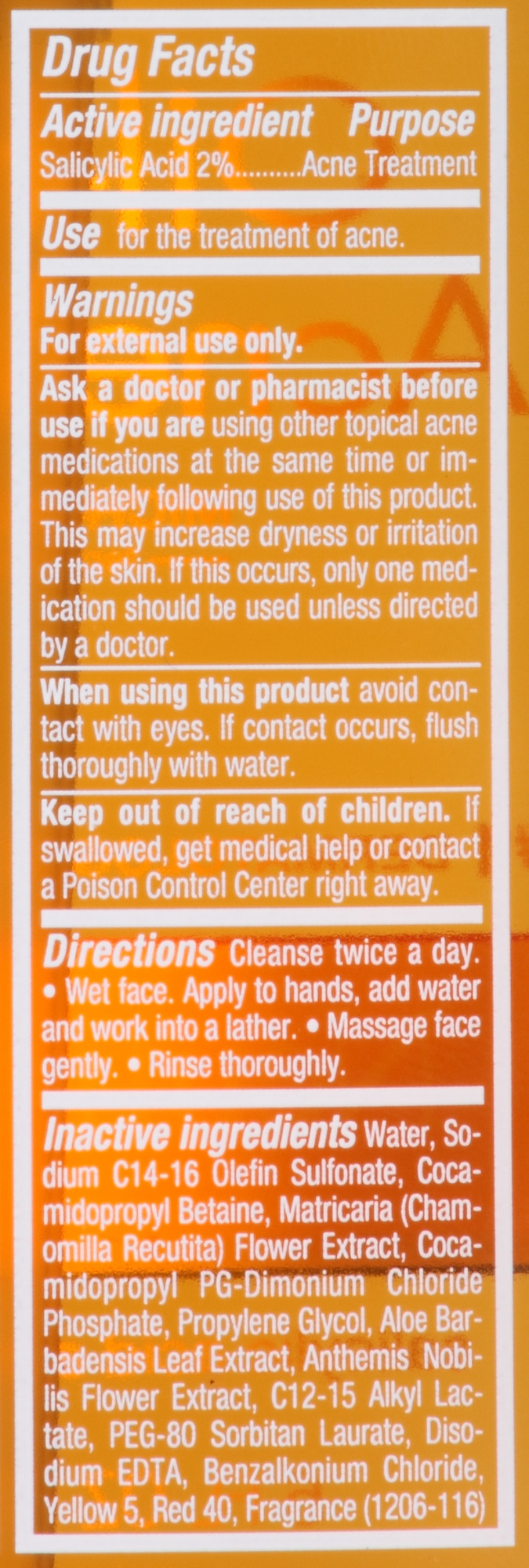 Neutrogena OilFree Acne Wash Salicylic Acid Acne Treatment, 6 fl oz