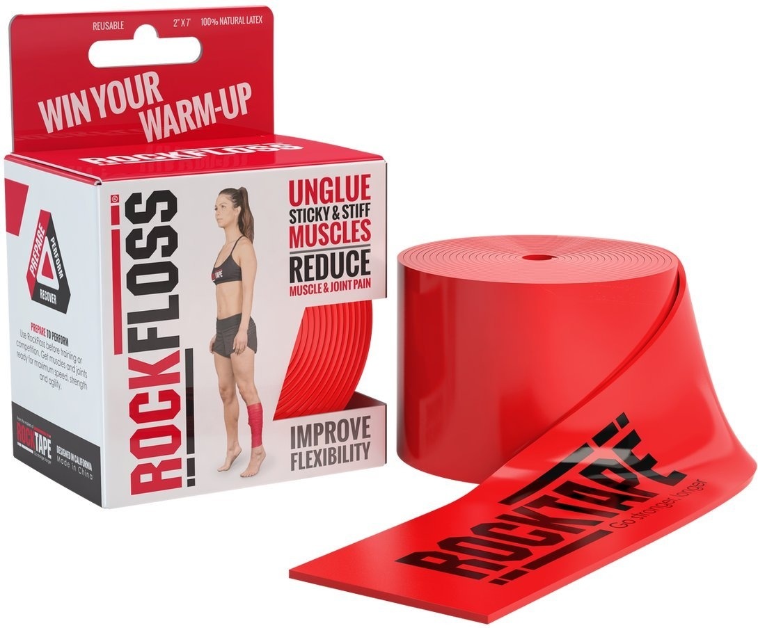 RockTape RockFloss Compression Latex Muscle Wrap, 4"