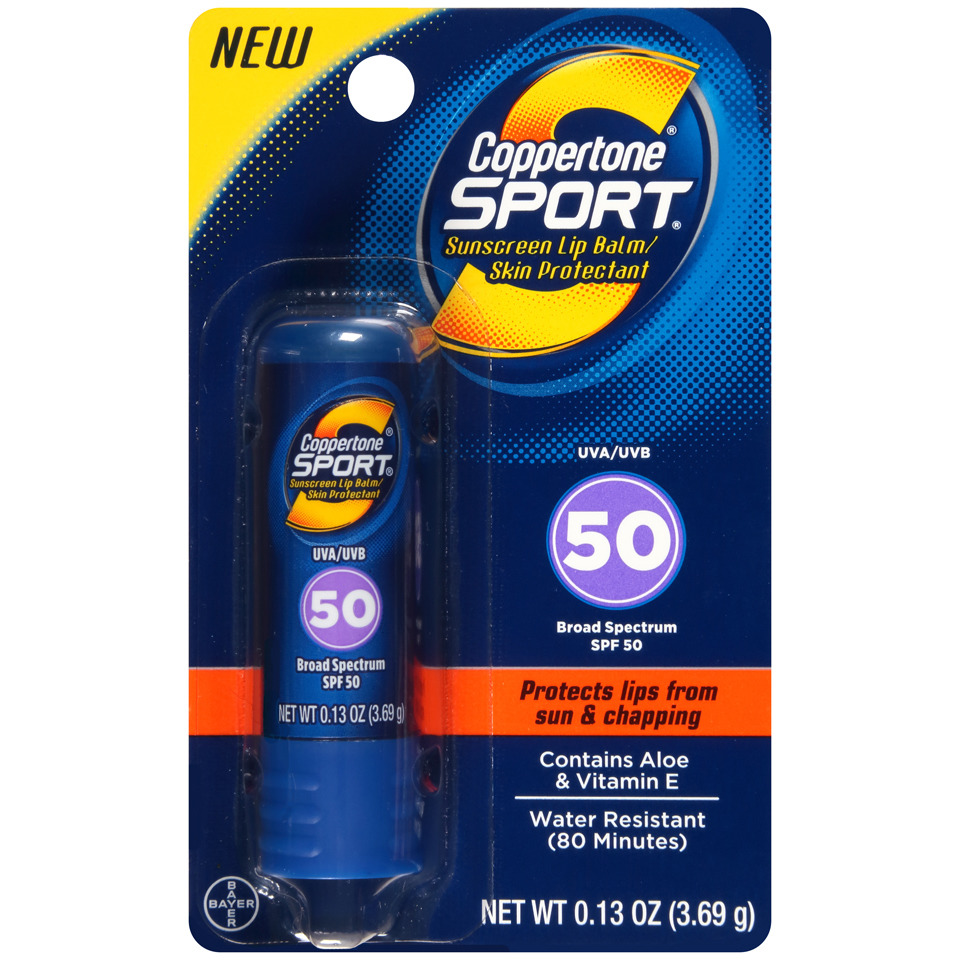 Coppertone Sport Sunscreen Lip Balm SPF 50